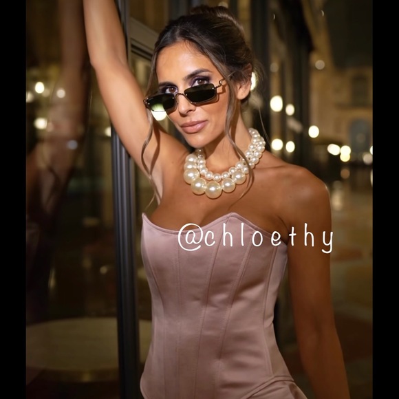 Zara DOUBLE PEARL NECKLACE - Picture 6 of 16